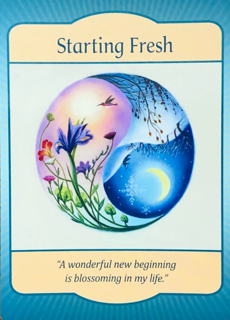 蠍座新月のオラクルメッセージ「新たに始める」